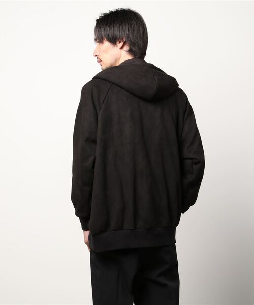 roarguns（ロアーガンズ）の「roarguns/ロアーガンズ/別注ボンバームートンフーディ（パーカー・メンズ・グレー/ブラック・3/2）」の3枚目の写真