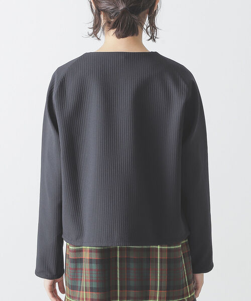 BEAMS LIGHTS(ビームスライツ)の「BEAMS LIGHTS / キルティング スナップ ラグランスリーブ ブルゾン(ブルゾン・レディース・ブラック/ケリー/ホワイト系その他5・ONE SIZE)」の17枚目の写真