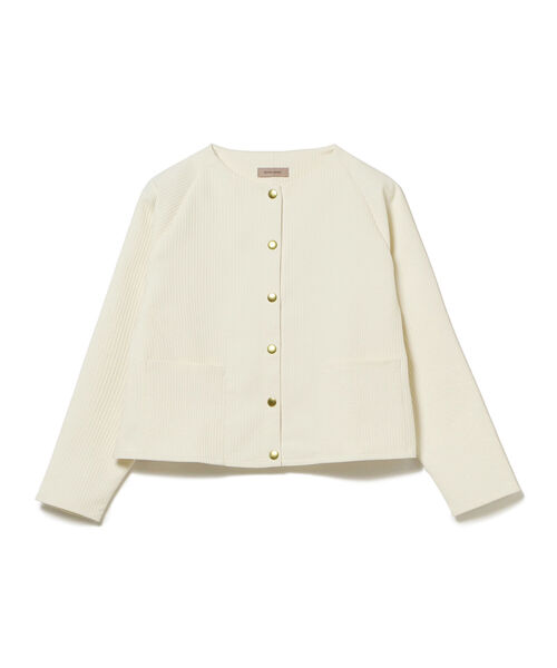 BEAMS LIGHTS(ビームスライツ)の「BEAMS LIGHTS / キルティング スナップ ラグランスリーブ ブルゾン(ブルゾン・レディース・ブラック/ケリー/ホワイト系その他5・ONE SIZE)」の18枚目の写真