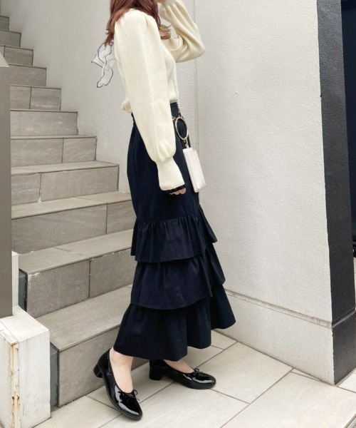 one after another NICE CLAUP（ワンアフターアナザーナイスクラップ）の「カラフルバレエシューズ（バレエシューズ・レディース・ブラック/レッド・S/M/L）」の9枚目の写真