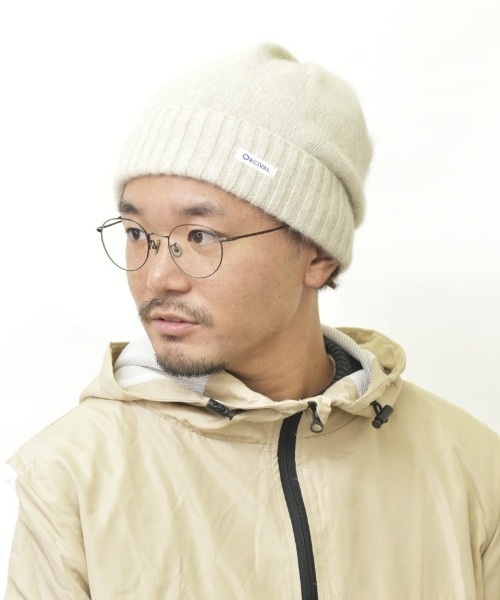 ORCIVAL(オーシバル)の「ORCIVAL ウォッチキャップ(ニットキャップ/ビーニー・レディース・ブラック/キャメル/ベージュ系1・FREE)」の2枚目の写真