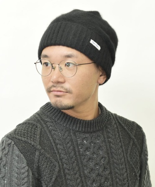 ORCIVAL(オーシバル)の「ORCIVAL ウォッチキャップ(ニットキャップ/ビーニー・レディース・ブラック/キャメル/ベージュ系1・FREE)」の1枚目の写真