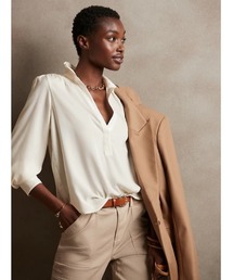 BANANA REPUBLIC FACTORY STORE | 【BANANA REPUBLIC FACTORY STORE】シルキーブラウス(シャツ/ブラウス)
