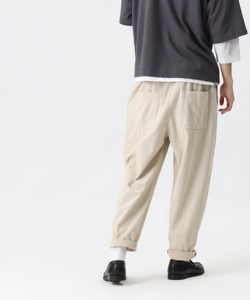 BACK NUMBER（バックナンバー）の「【BACK NUMBER】コーデュロイシェフイージーパンツ（その他パンツ・メンズ・ブラック/ベージュ/オフホワイト/ケリー・S/L/XL/M）」の19枚目の写真