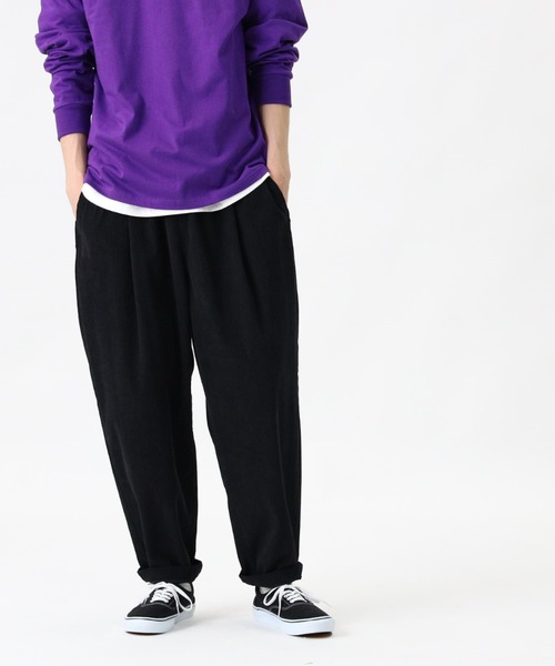 BACK NUMBER（バックナンバー）の「【BACK NUMBER】コーデュロイシェフイージーパンツ（その他パンツ・メンズ・ブラック/ベージュ/オフホワイト/ケリー・S/L/XL/M）」の22枚目の写真