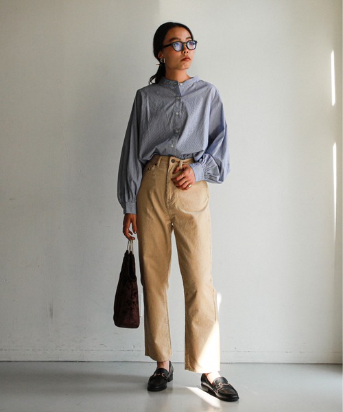 feepur（フェピュール）の「ハイウエストコーデュロイパンツ（その他パンツ・レディース・ベージュ/アイボリー/ブラウン・SMALL/MEDIUM）」の22枚目の写真