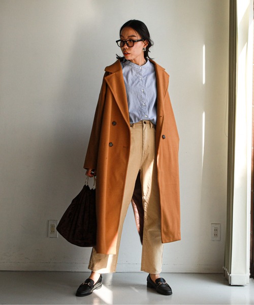 feepur（フェピュール）の「ハイウエストコーデュロイパンツ（その他パンツ・レディース・ベージュ/アイボリー/ブラウン・SMALL/MEDIUM）」の13枚目の写真