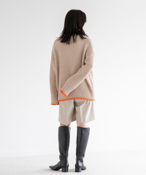 LOWRYS FARM（ローリーズファーム）の「メランジショートパンツ　238070（その他パンツ・レディース・ブラック/ブラウン/アイボリー・FREE）」の8枚目の写真