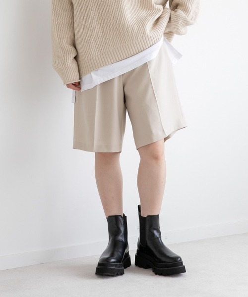 LOWRYS FARM（ローリーズファーム）の「メランジショートパンツ　238070（その他パンツ・レディース・ブラック/ブラウン/アイボリー・FREE）」の13枚目の写真