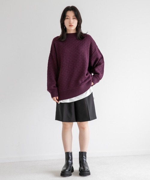 LOWRYS FARM（ローリーズファーム）の「メランジショートパンツ