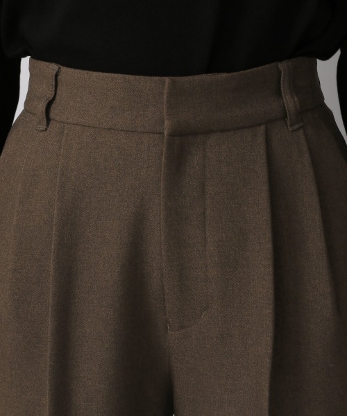 LOWRYS FARM（ローリーズファーム）の「メランジショートパンツ　238070（その他パンツ・レディース・ブラック/ブラウン/アイボリー・FREE）」の4枚目の写真
