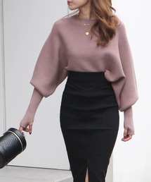 マトンスリーブニット