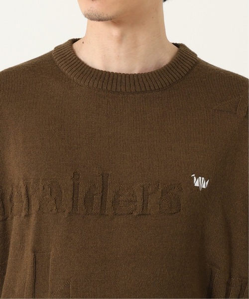 Liberaiders（リベレイダース）の「【Liberaiders×JS / リベレイダース 】JACQUARD LOGO CREWNECK SW（ニット/セーター・メンズ・ブラウン・MEDIUM/LARGE）」の8枚目の写真