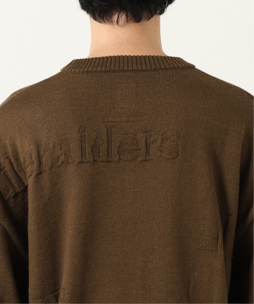 Liberaiders（リベレイダース）の「【Liberaiders×JS / リベレイダース 】JACQUARD LOGO CREWNECK SW（ニット/セーター・メンズ・ブラウン・MEDIUM/LARGE）」の3枚目の写真