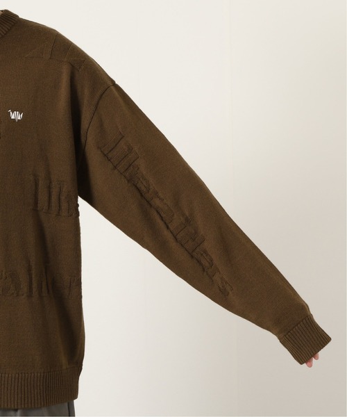 Liberaiders（リベレイダース）の「【Liberaiders×JS / リベレイダース 】JACQUARD LOGO CREWNECK SW（ニット/セーター・メンズ・ブラウン・MEDIUM/LARGE）」の2枚目の写真