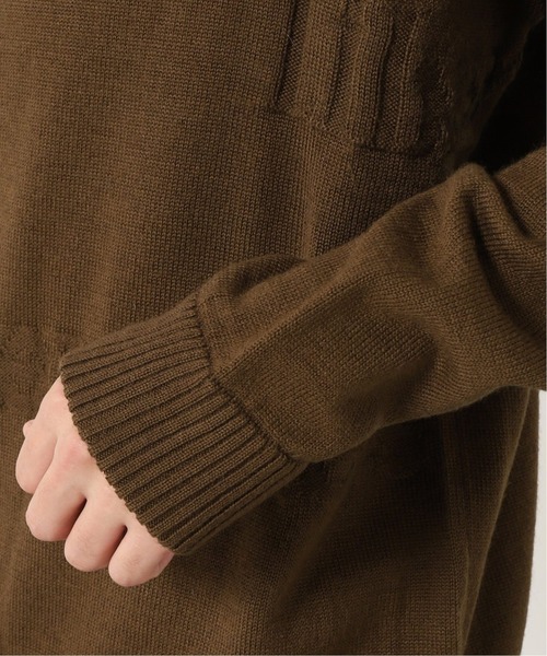 Liberaiders（リベレイダース）の「【Liberaiders×JS / リベレイダース 】JACQUARD LOGO CREWNECK SW（ニット/セーター・メンズ・ブラウン・MEDIUM/LARGE）」の7枚目の写真