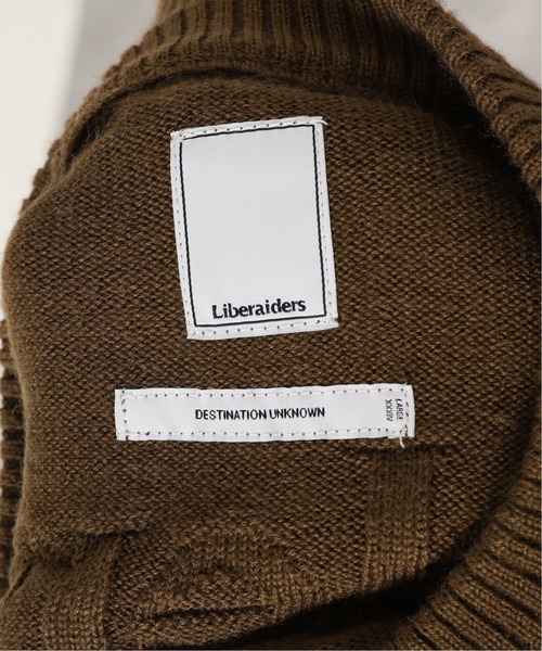 Liberaiders（リベレイダース）の「【Liberaiders×JS / リベレイダース 】JACQUARD LOGO CREWNECK SW（ニット/セーター・メンズ・ブラウン・MEDIUM/LARGE）」の11枚目の写真