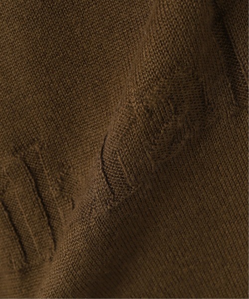 Liberaiders（リベレイダース）の「【Liberaiders×JS / リベレイダース 】JACQUARD LOGO CREWNECK SW（ニット/セーター・メンズ・ブラウン・MEDIUM/LARGE）」の4枚目の写真