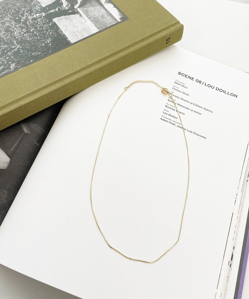 kutir（クティール）の「デザインチェーンネックレス5（ネックレス・レディース・シルバー/ゴールド・FREE）」の8枚目の写真