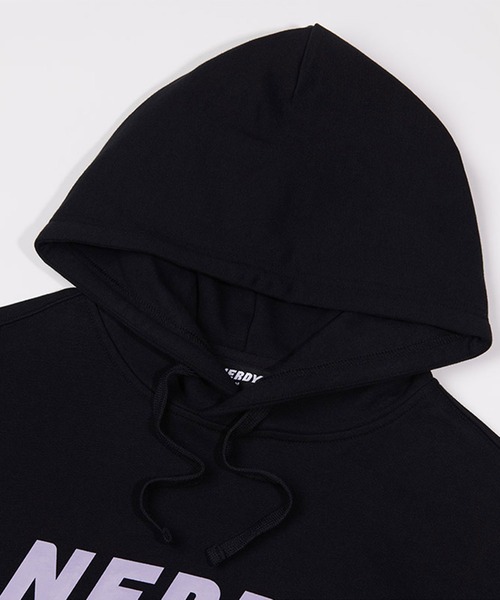 NERDY ノルディ　プルオーバーフーディ ノルディ NERDY BIG LOGO PULLOVER HOODIE ビッグロゴプル