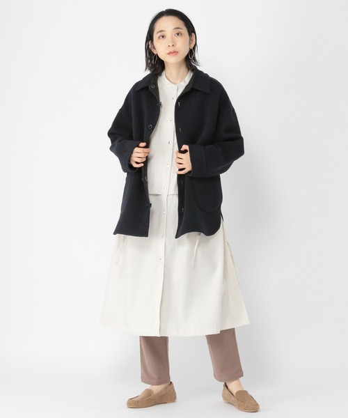 studio CLIP（スタディオクリップ）の「リバーシブルウールシャツジャケット（その他アウター・レディース・ベージュ/グレー/ネイビー/モカ・LARGE/MEDIUM）」の17枚目の写真