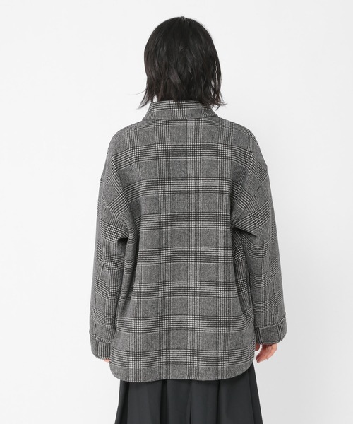 studio CLIP（スタディオクリップ）の「リバーシブルウールシャツジャケット（その他アウター・レディース・ベージュ/グレー/ネイビー/モカ・LARGE/MEDIUM）」の11枚目の写真