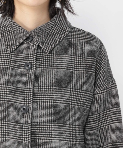 studio CLIP（スタディオクリップ）の「リバーシブルウールシャツジャケット（その他アウター・レディース・ベージュ/グレー/ネイビー/モカ・LARGE/MEDIUM）」の8枚目の写真