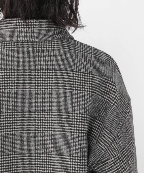 studio CLIP（スタディオクリップ）の「リバーシブルウールシャツジャケット（その他アウター・レディース・ベージュ/グレー/ネイビー/モカ・LARGE/MEDIUM）」の5枚目の写真