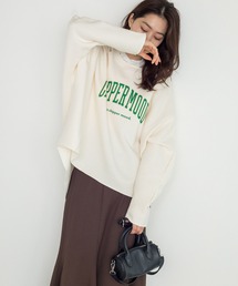 w closet | ロゴ入りワイドドルマンスエット(スウェット)
