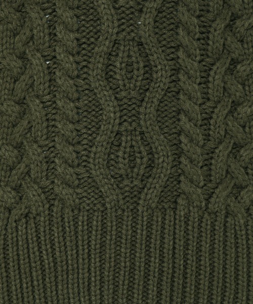 mysty woman（ミスティウーマン）の「キーネックケーブルプルオーバー 258224（ニット/セーター・レディース・アイボリー/カーキ/ライトグレー/ブラウン/ピンク/モカ・FREE）」の20枚目の写真