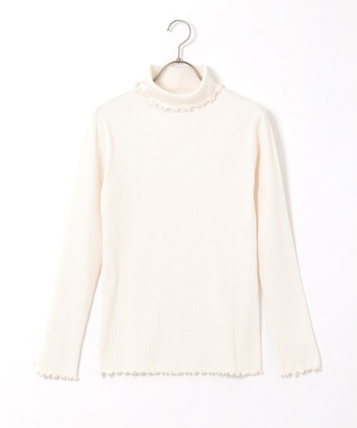 Honeys(ハニーズ)の「メローテレコタートル(Tシャツ/カットソー・レディース・ブルー系その他/ピンク/アイボリー/グレイッシュベージュ/モカ/ブラック/スミクロ/オリーブ・L/LL/M)」の20枚目の写真