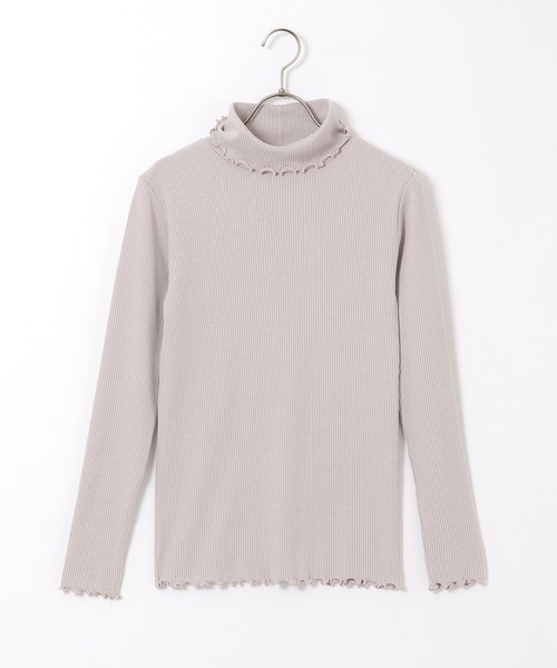 Honeys(ハニーズ)の「メローテレコタートル(Tシャツ/カットソー・レディース・ブルー系その他/ピンク/アイボリー/グレイッシュベージュ/モカ/ブラック/スミクロ/オリーブ・L/LL/M)」の22枚目の写真