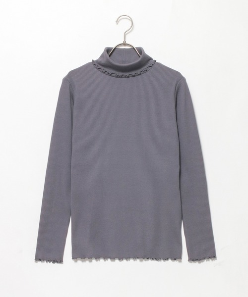 Honeys(ハニーズ)の「メローテレコタートル(Tシャツ/カットソー・レディース・ブルー系その他/ピンク/アイボリー/グレイッシュベージュ/モカ/ブラック/スミクロ/オリーブ・L/LL/M)」の21枚目の写真