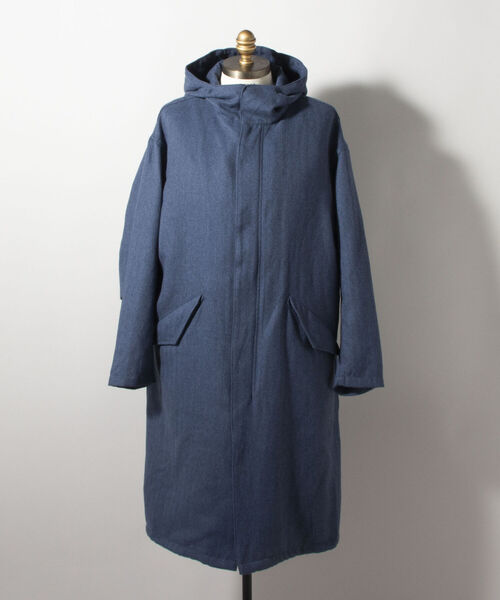 TAION(タイオン)の「【TAION/タイオン】別注 CR HOOD COAT + VEST SET(※LIMONTA EAST使用)(モッズコート・メンズ・ネイビー/グレー/ブルー・MEDIUM/LARGE/X-LARGE)」の21枚目の写真