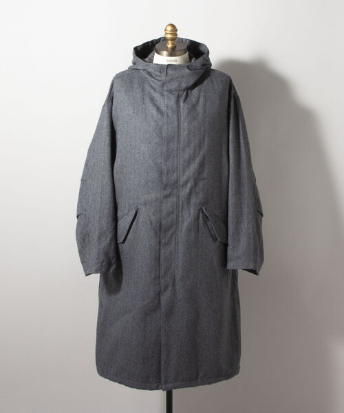 TAION(タイオン)の「【TAION/タイオン】別注 CR HOOD COAT + VEST SET(※LIMONTA EAST使用)(モッズコート・メンズ・ネイビー/グレー/ブルー・MEDIUM/LARGE/X-LARGE)」の18枚目の写真