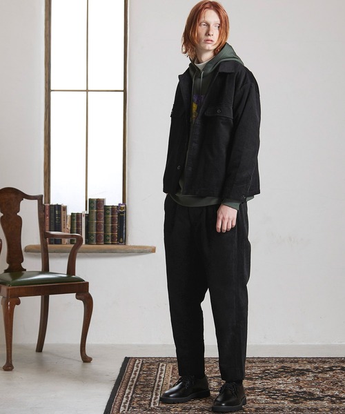 ENDER PRODUCTS(エンダープロダクツ)の「◆上下セット◆ビッグシルエット コーデュロイ セットアップ/CPOジャケット/タックバルーンテーパードワイドパンツ【ENDER PRODUCTS/エンダープロダクツ】(セットアップ・メンズ・ネイビー/ダークブラウン/ブラック・M/L)」の9枚目の写真
