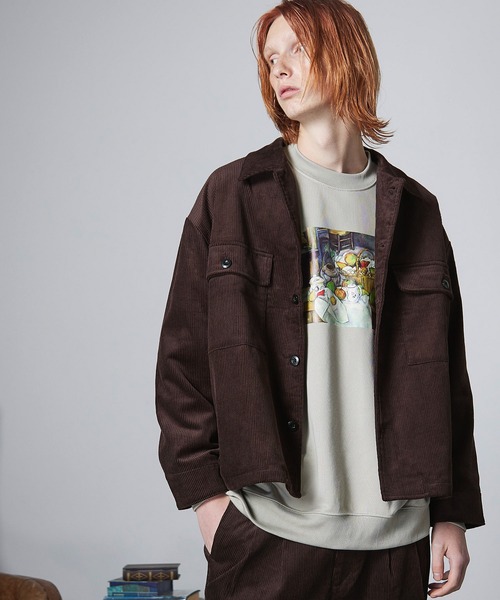 ENDER PRODUCTS(エンダープロダクツ)の「◆上下セット◆ビッグシルエット コーデュロイ セットアップ/CPOジャケット/タックバルーンテーパードワイドパンツ【ENDER PRODUCTS/エンダープロダクツ】(セットアップ・メンズ・ネイビー/ダークブラウン/ブラック・M/L)」の5枚目の写真