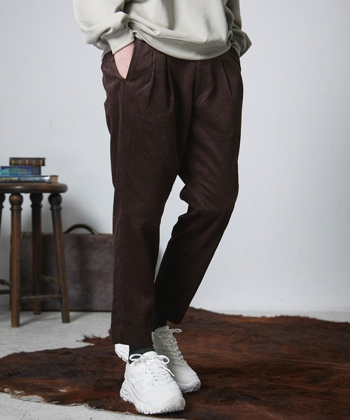 ENDER PRODUCTS(エンダープロダクツ)の「◆上下セット◆ビッグシルエット コーデュロイ セットアップ/CPOジャケット/タックバルーンテーパードワイドパンツ【ENDER PRODUCTS/エンダープロダクツ】(セットアップ・メンズ・ネイビー/ダークブラウン/ブラック・M/L)」の6枚目の写真