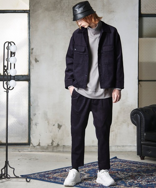 ENDER PRODUCTS(エンダープロダクツ)の「◆上下セット◆ビッグシルエット コーデュロイ セットアップ/CPOジャケット/タックバルーンテーパードワイドパンツ【ENDER PRODUCTS/エンダープロダクツ】(セットアップ・メンズ・ネイビー/ダークブラウン/ブラック・M/L)」の12枚目の写真