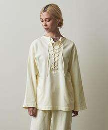 Steven Alan | ＜Steven Alan＞SWEAT LACE UP PULLOVER/カットソー(Tシャツ/カットソー)