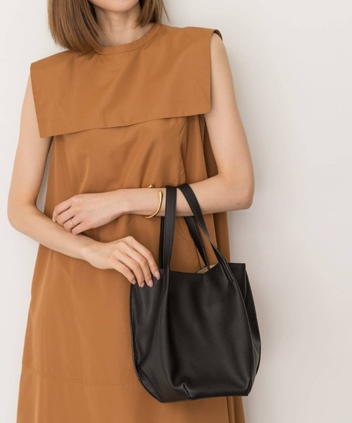 RODE SKO（ロデスコ）の「2WAYタックトートバッグ（トートバッグ・レディース・ブラック/ベージュ/グリーン/グレー/ライトブルー・ONE）」の9枚目の写真