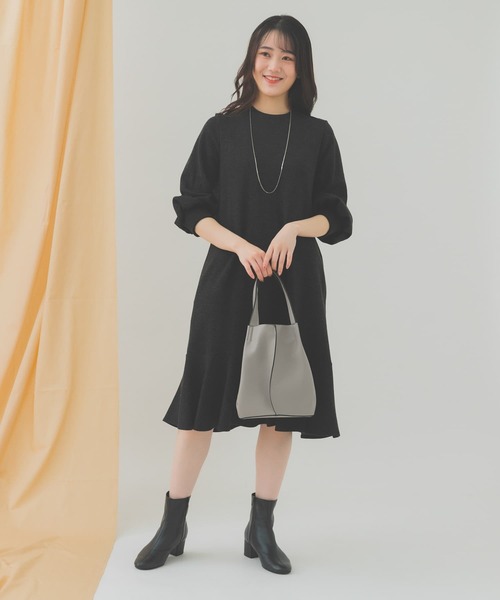 RODE SKO（ロデスコ）の「2WAYタックトートバッグ（トートバッグ・レディース・ブラック/ベージュ/グリーン/グレー/ライトブルー・ONE）」の22枚目の写真