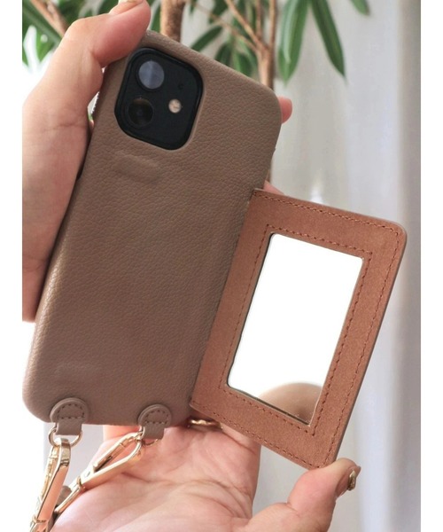 TRUNC(トランクエイティーエイト)の「(iPhone13対応)Shoulder Strap iPhone Case(スマホケース/カバー・レディース・ブラック/ベージュ・FREE)」の3枚目の写真