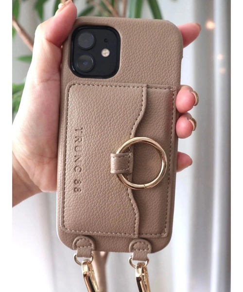 TRUNC(トランクエイティーエイト)の「(iPhone13対応)Shoulder Strap iPhone Case(スマホケース/カバー・レディース・ブラック/ベージュ・FREE)」の12枚目の写真