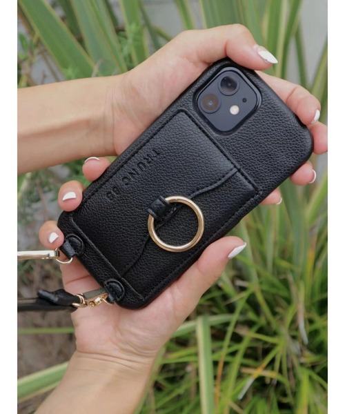 TRUNC(トランクエイティーエイト)の「(iPhone13対応)Shoulder Strap iPhone Case(スマホケース/カバー・レディース・ブラック/ベージュ・FREE)」の9枚目の写真
