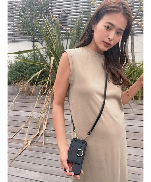 TRUNC(トランクエイティーエイト)の「(iPhone13対応)Shoulder Strap iPhone Case(スマホケース/カバー・レディース・ブラック/ベージュ・FREE)」の22枚目の写真