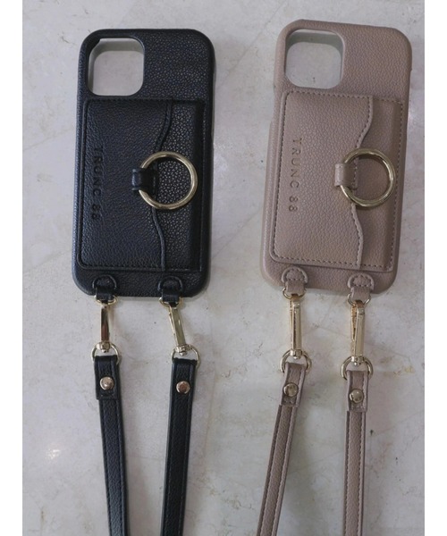 TRUNC(トランクエイティーエイト)の「(iPhone13対応)Shoulder Strap iPhone Case(スマホケース/カバー・レディース・ブラック/ベージュ・FREE)」の10枚目の写真