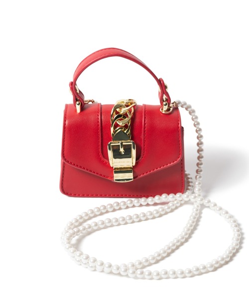 LAYMEE（レイミー）の「Avenir bag / アベニールバッグ（ショルダーバッグ・レディース・ブラック/レッド/グリーン/アイボリー・FREE）」の4枚目の写真