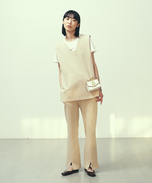 LAYMEE（レイミー）の「Avenir bag / アベニールバッグ（ショルダーバッグ・レディース・ブラック/レッド/グリーン/アイボリー・FREE）」の6枚目の写真