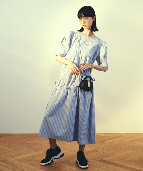 LAYMEE（レイミー）の「Avenir bag / アベニールバッグ（ショルダーバッグ・レディース・ブラック/レッド/グリーン/アイボリー・FREE）」の17枚目の写真